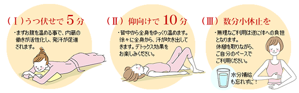 岩盤浴の楽しみ方